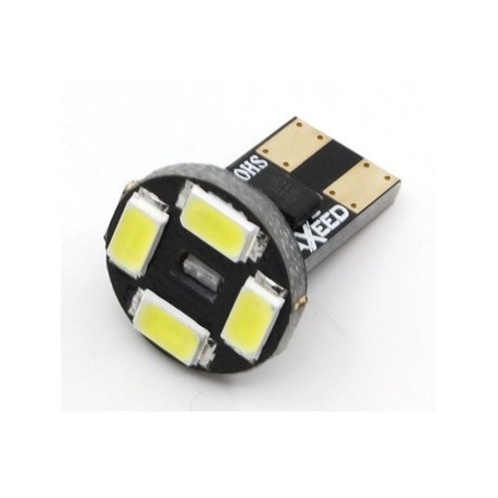 Led auto Canbus T10 4 SMD 5730 12V fara polaritate