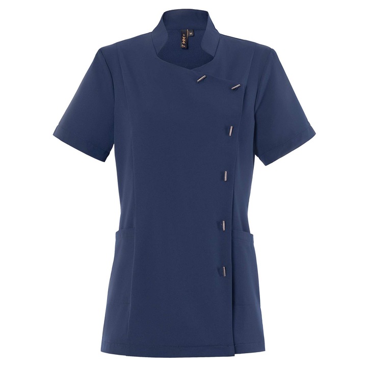 Jacheta de protectie Axon, guler tip MAO, rezistenta la stropire, bleumarin, poliester/elastan, M