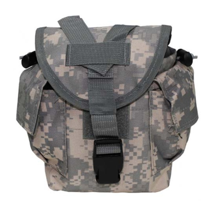 Husa pentru bidon, MFH, 2 buzunare cu velcro, 21x15x10cm