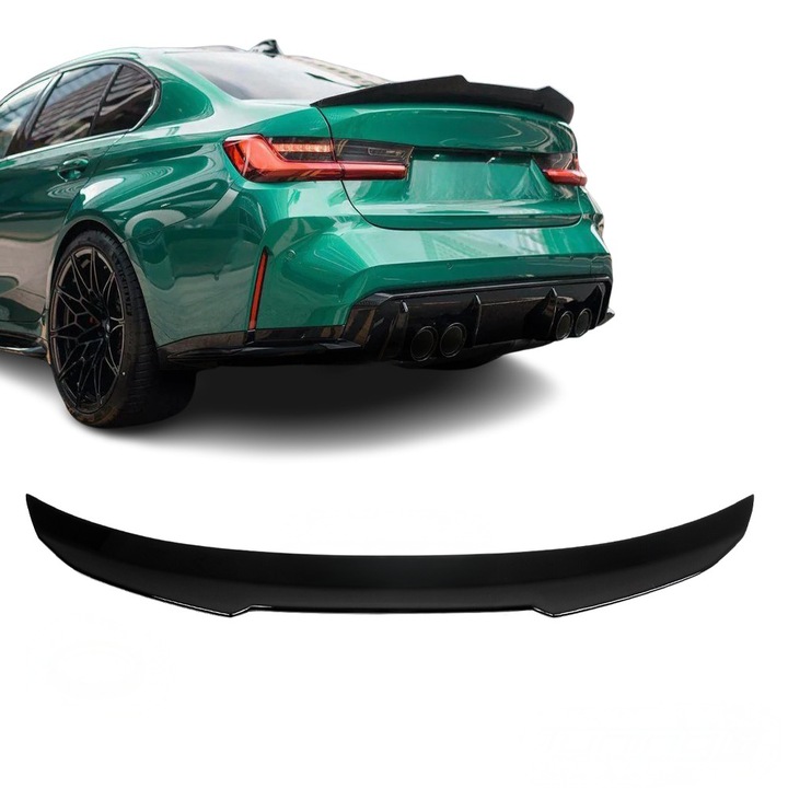 Eleron Spoiler Portbagaj BMW Seria 3 G20 G80 2019+ PSM Style - Negru Lucios
