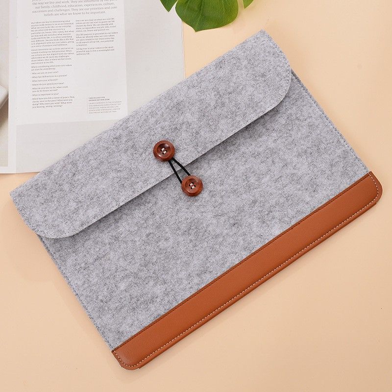 Husă laptop 12 inch, din felt, antiscot, negru, rucsac