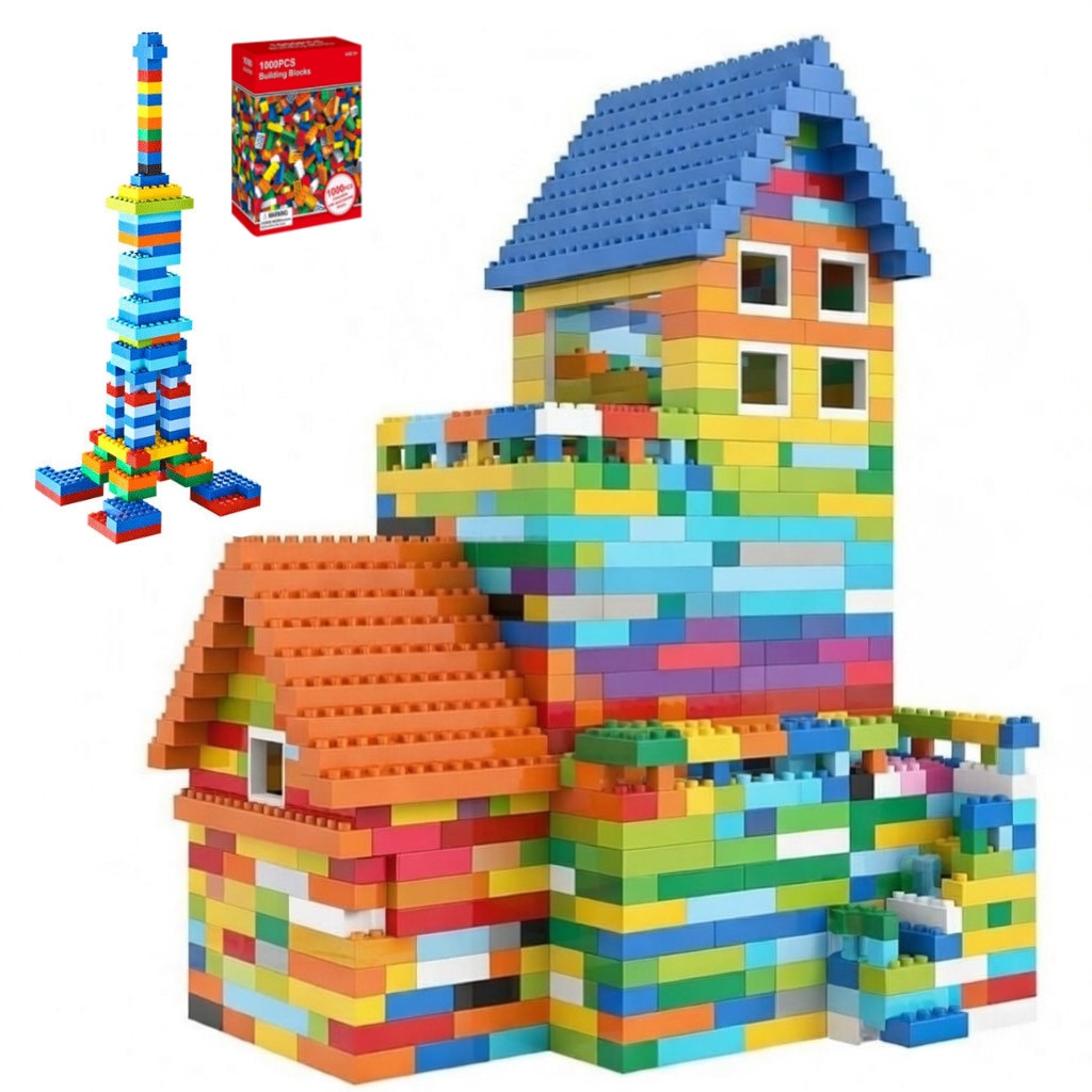Set de constructie pentru copii, Lego, 1700 piese, Multicolor