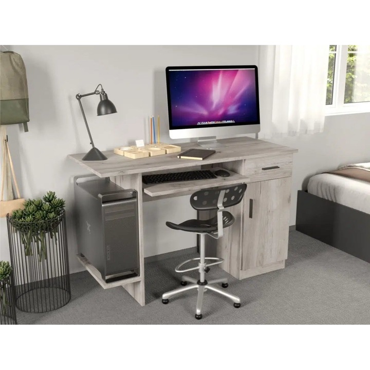 Birou Matei K02, Pal Melaminat, L 120 x A 51 x H 75 cm