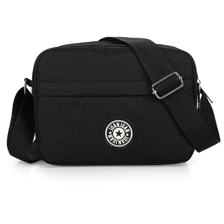 Alkalmi és divatos, kézben tartott, vászon crossbody táska
