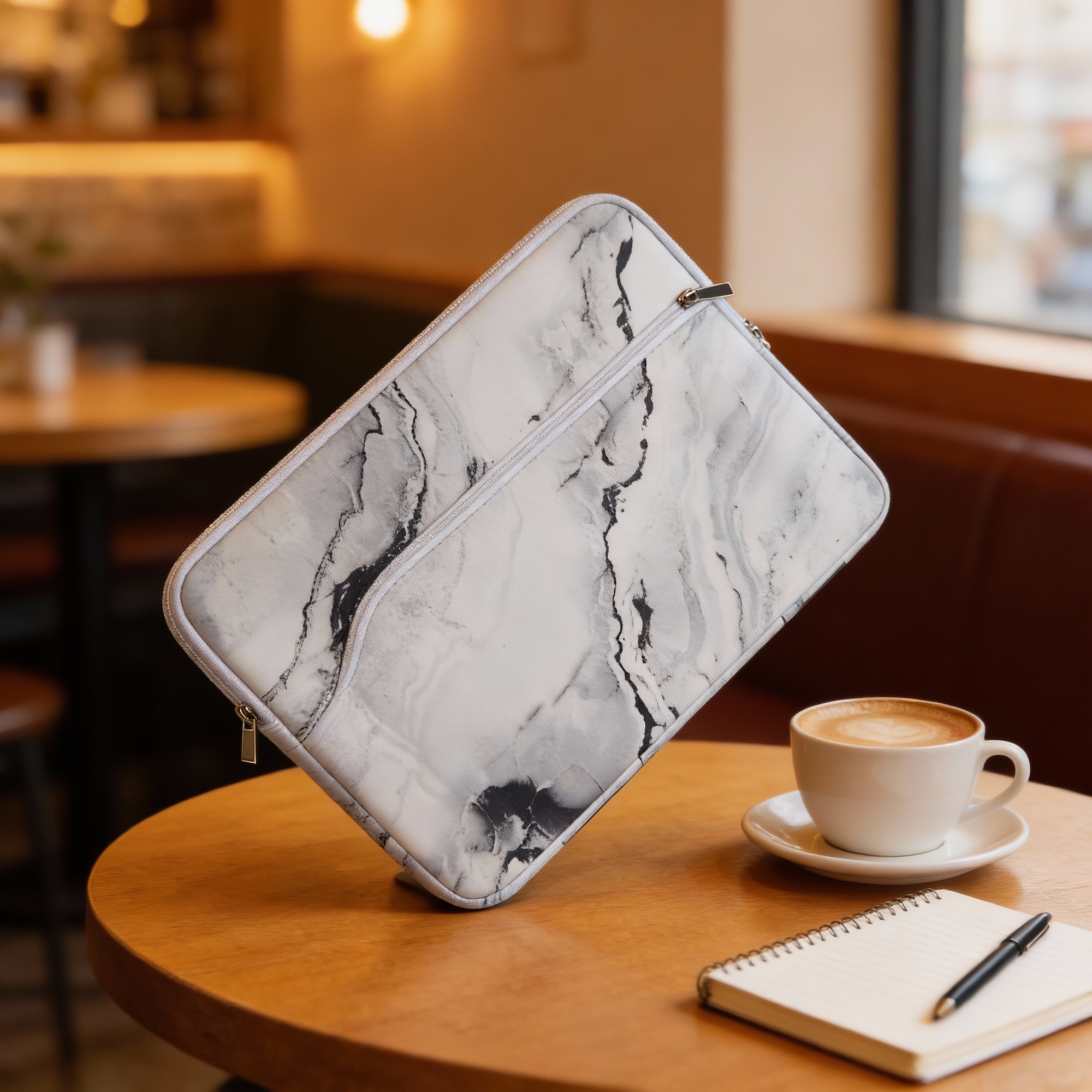 Husa Protectie Laptop, Decor Spatial, Stil Original, 13.3 inch