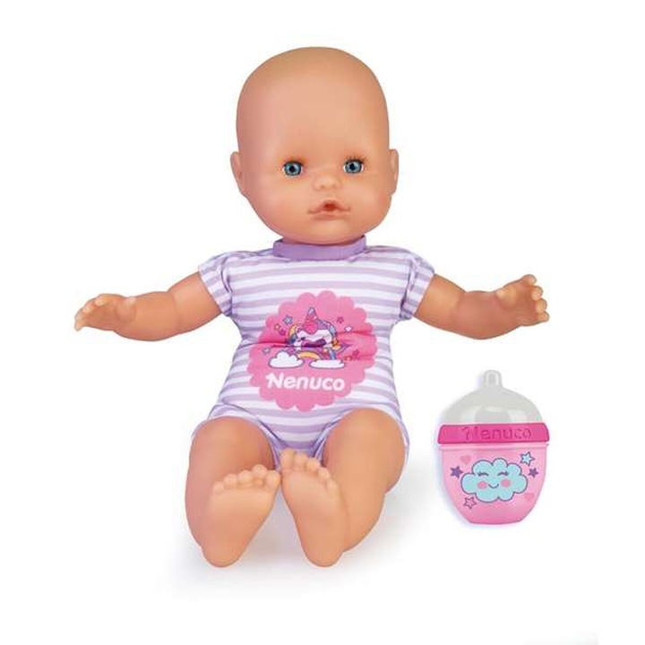 Papusa Bebelus Famosa pentru copii 1+ an, din plastic, fara baterii, ideala pentru joaca