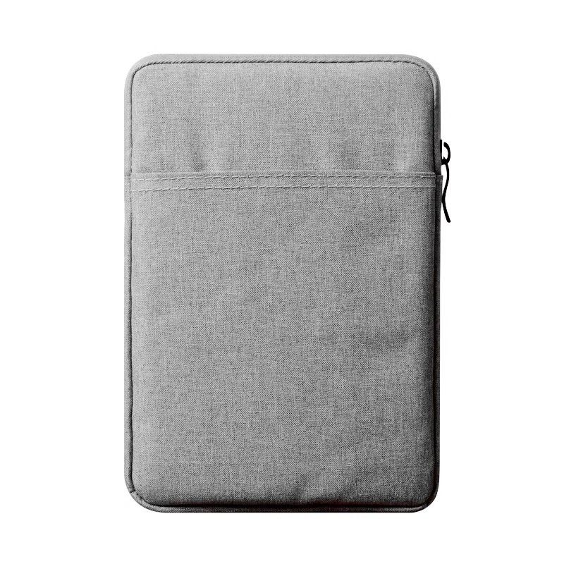Husa Tableta 11 inch, Protectie Antishoc, Compartiment Extra, Gri deschis