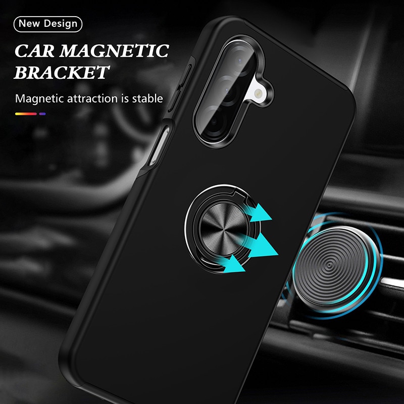 Husa Samsung Galaxy A17, Subtire, Anticadere, Neagră