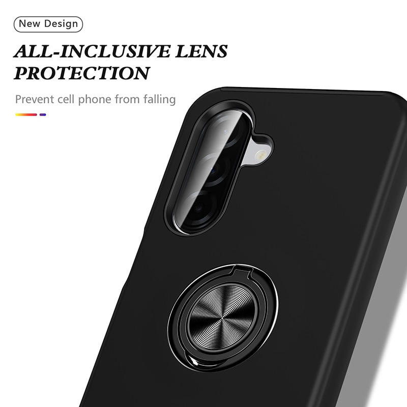 Husa Samsung Galaxy A17, Subtire, Anticadere, Neagră