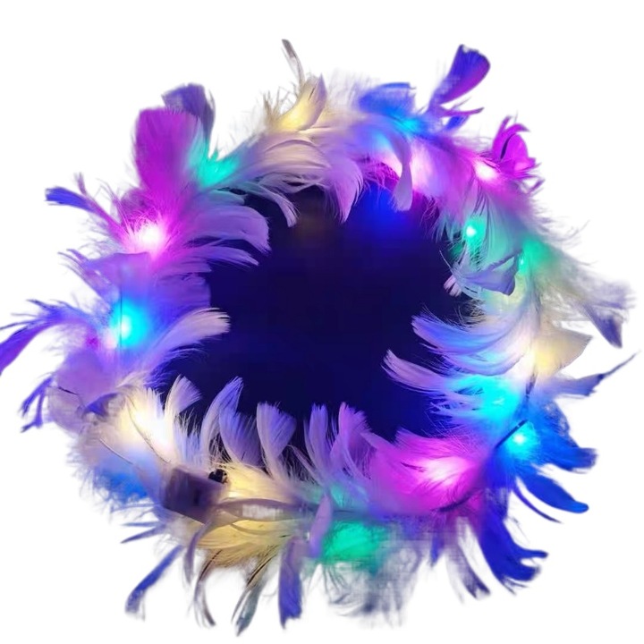 Комплект блестящи парти корони, 10 броя, случаен стил, многоцветни, 4-6 години