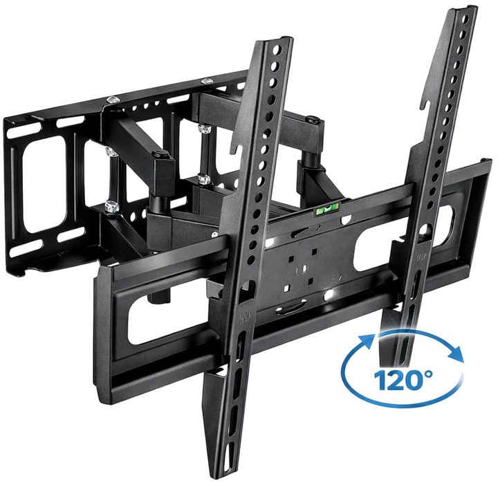 Suport TV EBA Profesional de Perete, Pivotant, Negru, 32-70 inch, Max 50 kg