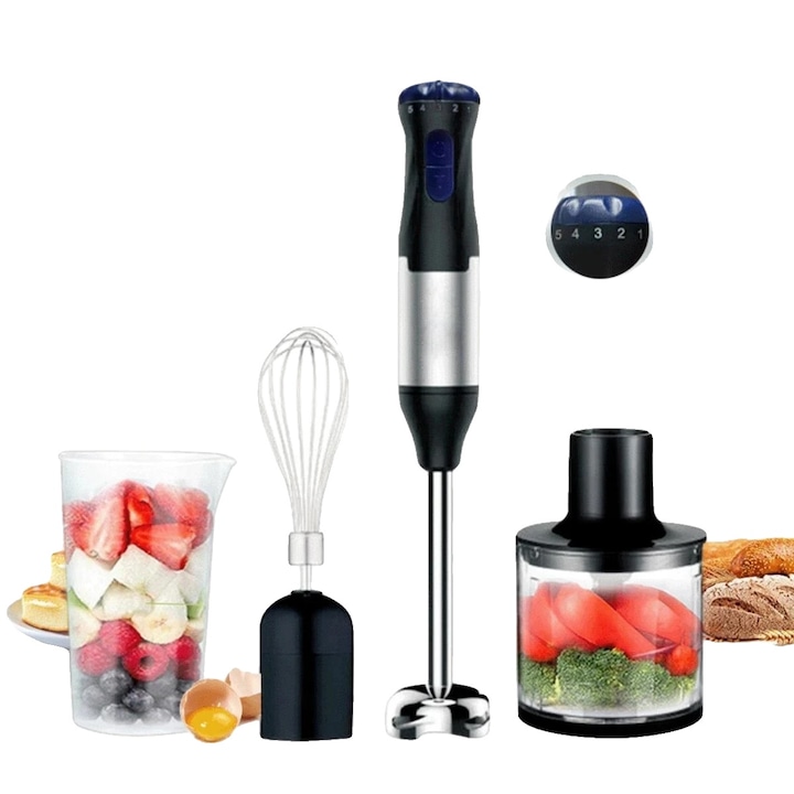 Siekacz electric Sencor SCB 3000WH, 400W, 1L, 2 lame, alb