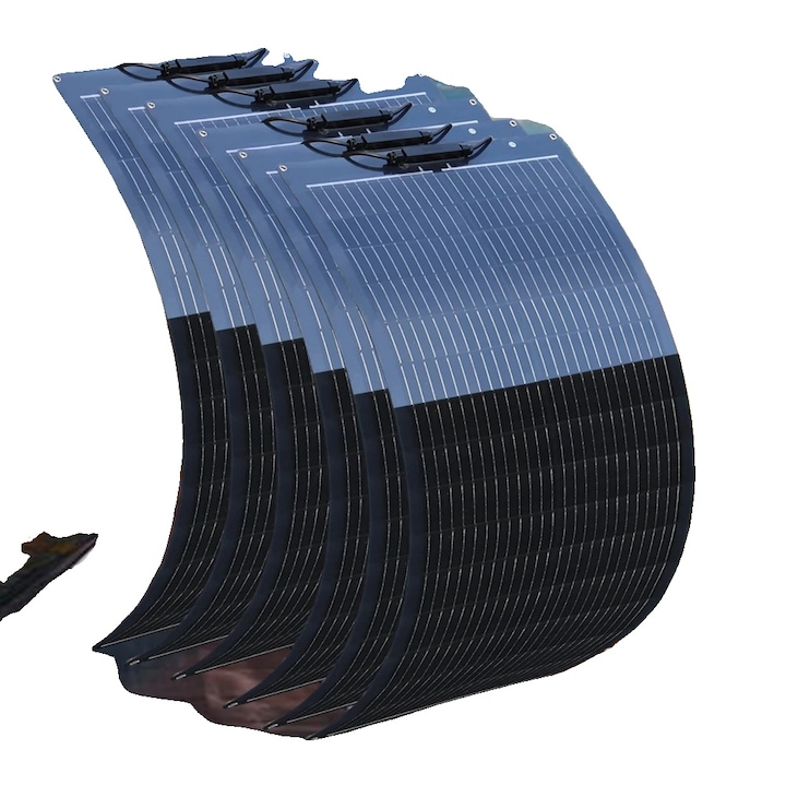 Panou solar semi-flexibil, 600W, set de 6 bucati, monocrystalline, 1000x460mm