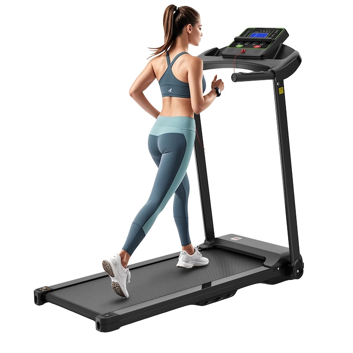 Бягаща пътека, 2.5 к.с., 1-12 км/ч, 120 кг, 100x39 см, сгъваема, компактен дизайн