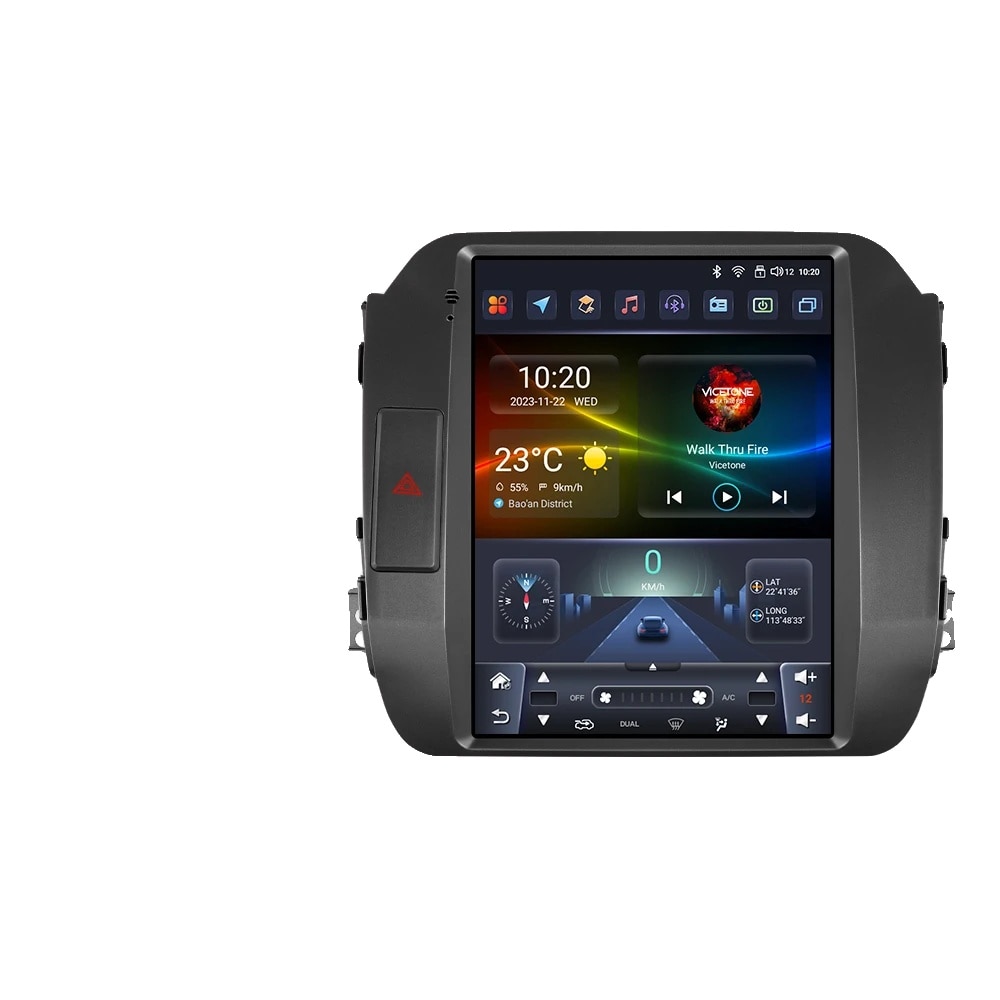 Radio auto, Multimedia Player, Android 13, 9.7 inch, 4GB RAM, 64GB ROM ...