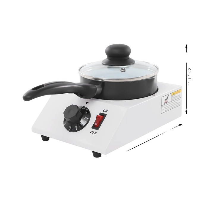 Aparat de preparat desert, alb, capacitate 1kg, tehnologie termica PTC, dimensiuni compacte