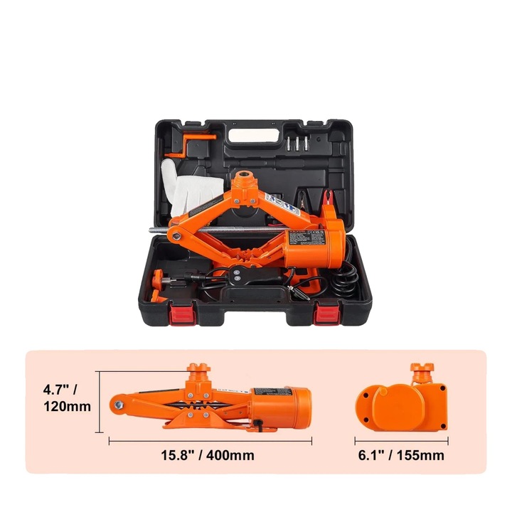 Elevator electric cu telecomanda, 3 tone, 130-370 mm, 45x14x27.5cm