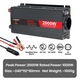 Inverter auto 2000W, 12V-220V, design compact, eficienta 90%