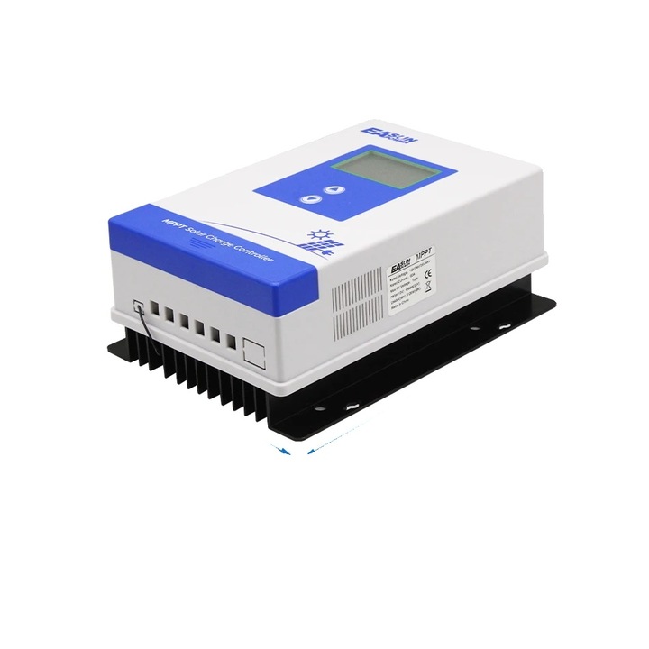 Controler de incarcare solar, 60A, 12V/24V, protectie la scurtcircuit, racire cu ventilator