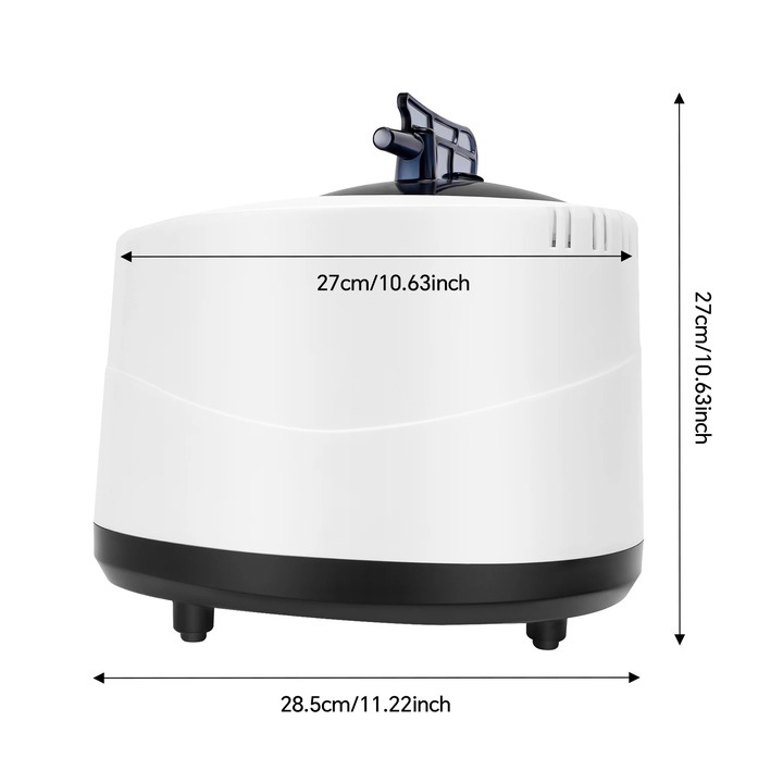 Sauna portabila, 1000W, capacitate 3L, control de la distanta, stil independent, inox durabil