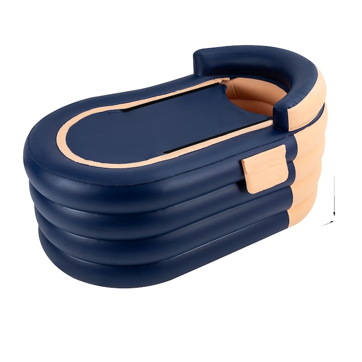 Cada gonflabila, material ecologic, design confortabil, albastra, 33.07x55.11x29.13in