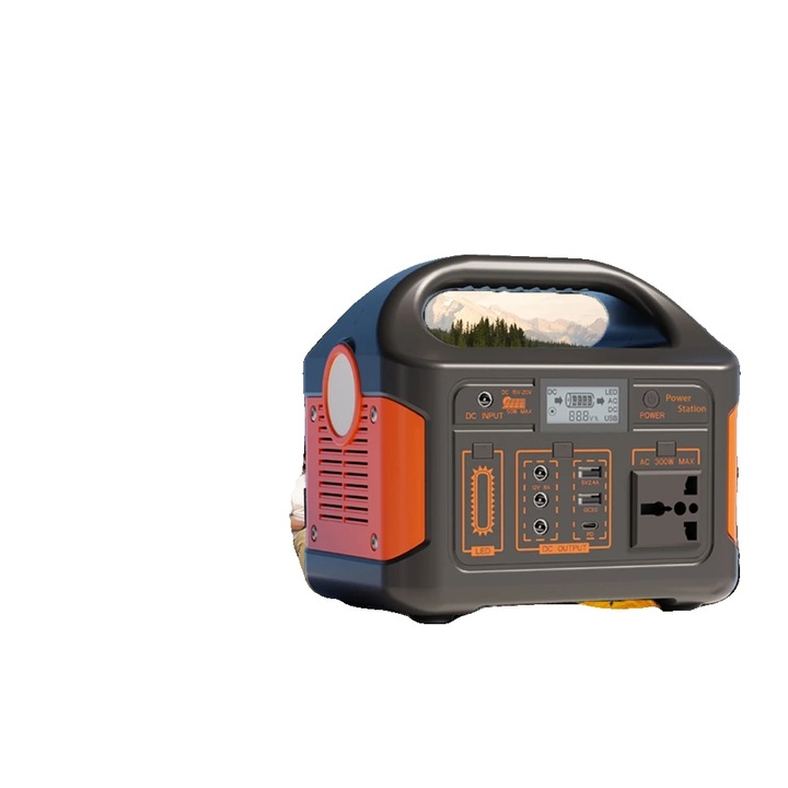 Statie de energie portabila, 500W, sursa de energie de urgenta, dimensiuni 271x172x228mm