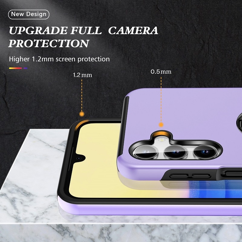 Husa compatibila cu Samsung Galaxy A16 5G, Subtire, Violet