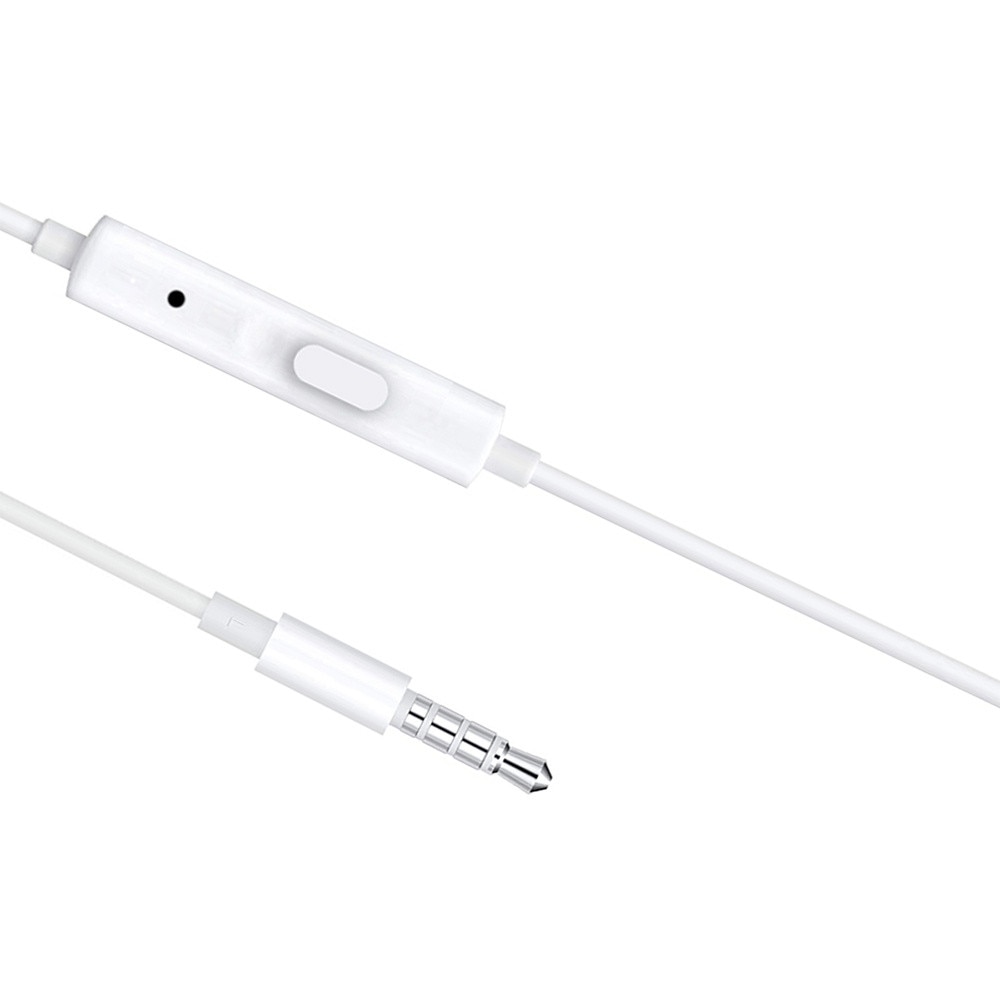 Casti cu fir OPPO MH156, jack 3.5mm, microfon, 115cm, alb