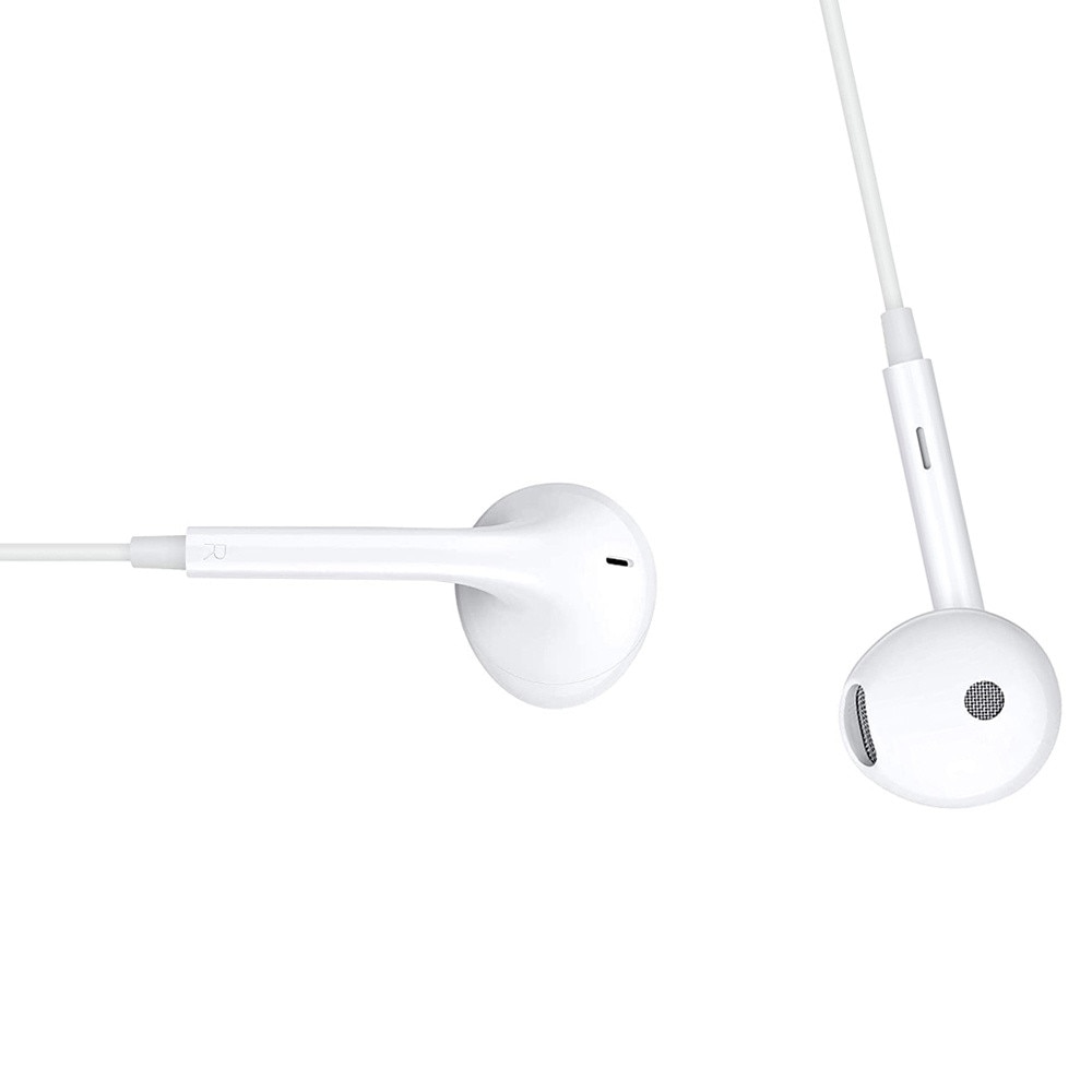 Casti cu fir OPPO MH156, jack 3.5mm, microfon, 115cm, alb