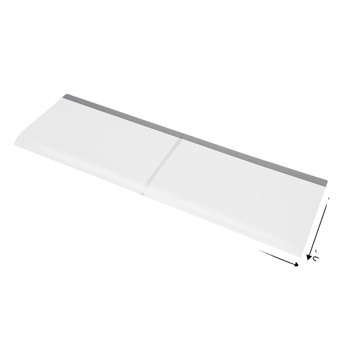 Napellenző, 160x50cm, időjárás elleni védelem, modern design