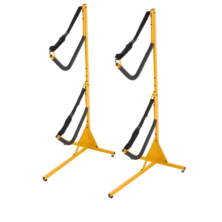 Suport pentru kayak, dimensiuni 28x24x57in, capacitate maxima 240lbs, material otel si nylon, set de suporturi