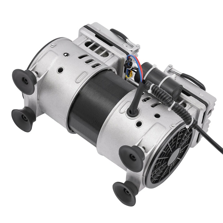 Ipari és laboratóriumi vákuumszivattyú, XHX550A2, 550 W, 220 V 50 Hz, 45 dB alacsony zajszint, Gáztömörségi tesztekhez, Sebészeti szívás, Ezüst