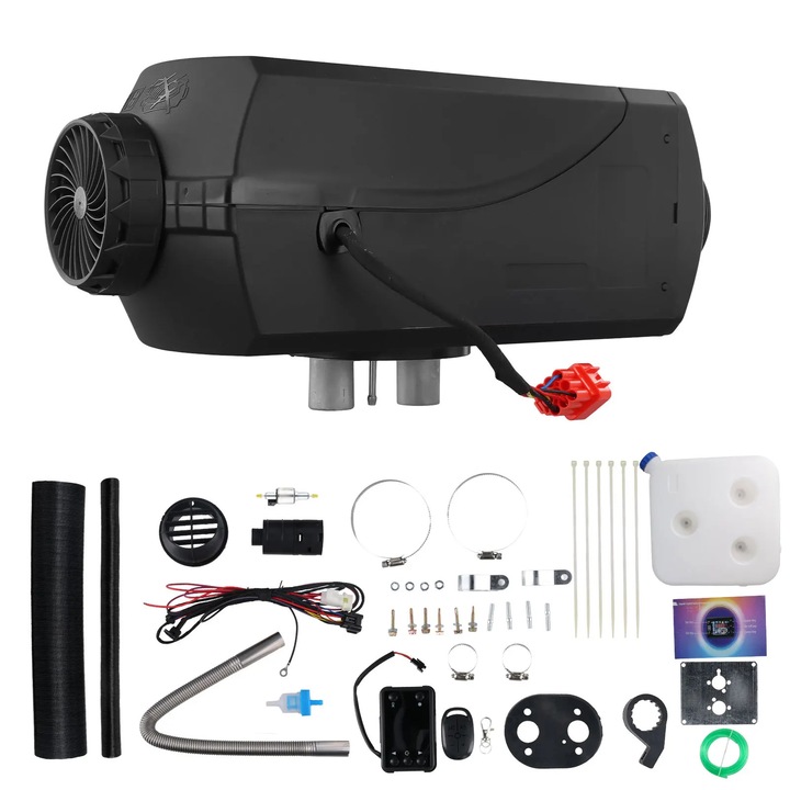 Ipari hőlégfúvó, 5000W, LCD kijelzővel, 44x44x26cm