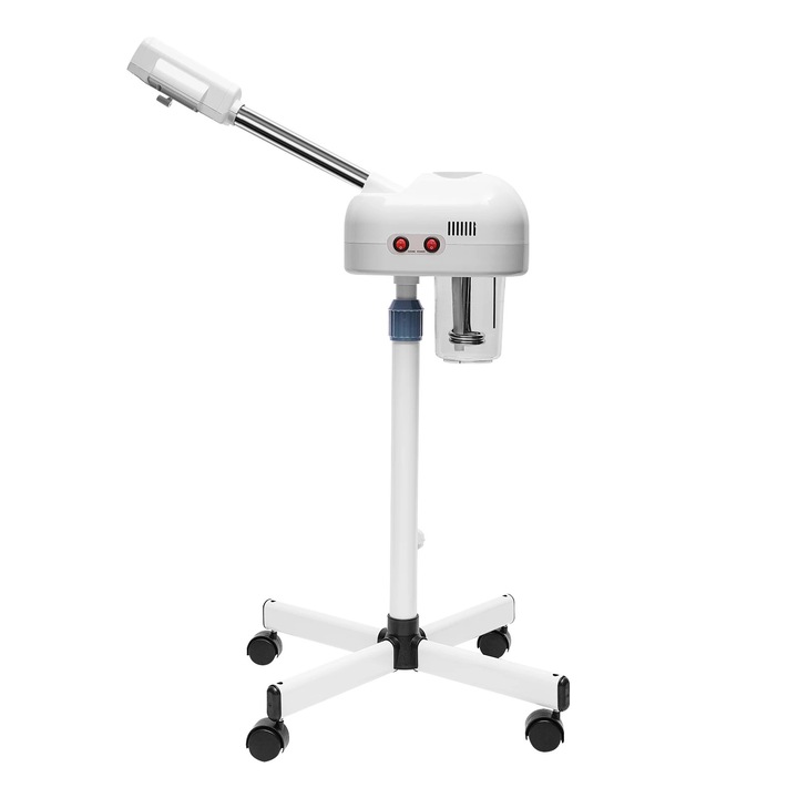 Saună facială, 800 W, alb, ajustabilă 112-132 cm, set complet