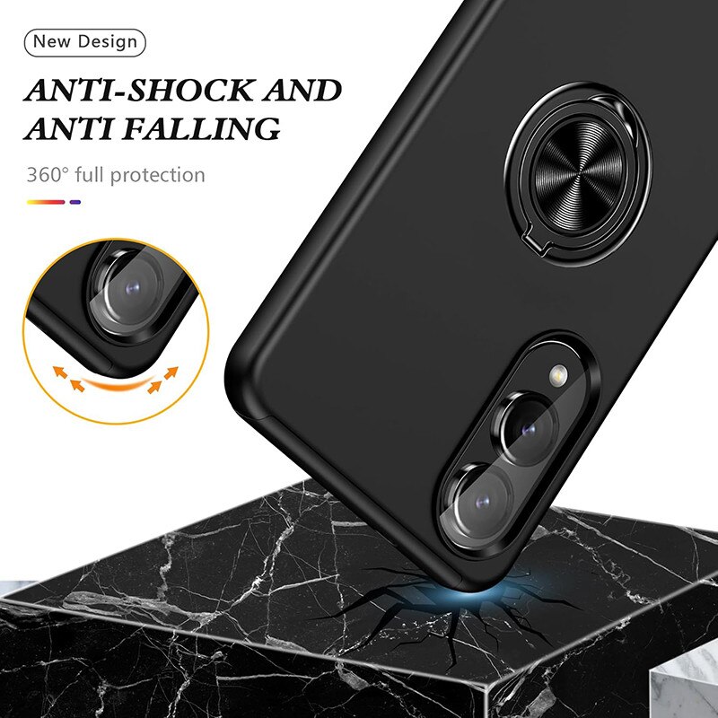 Husa compatibila cu Samsung Galaxy S25 Edge, Subtire, Magnetica, negru