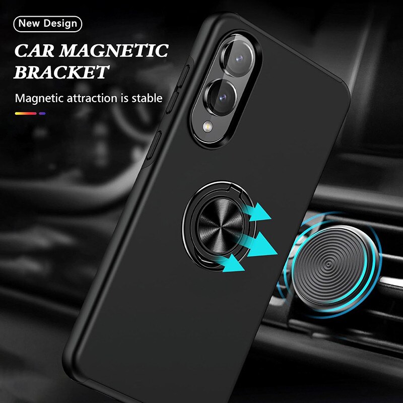 Husa compatibila cu Samsung Galaxy S25 Edge, Subtire, Magnetica, negru