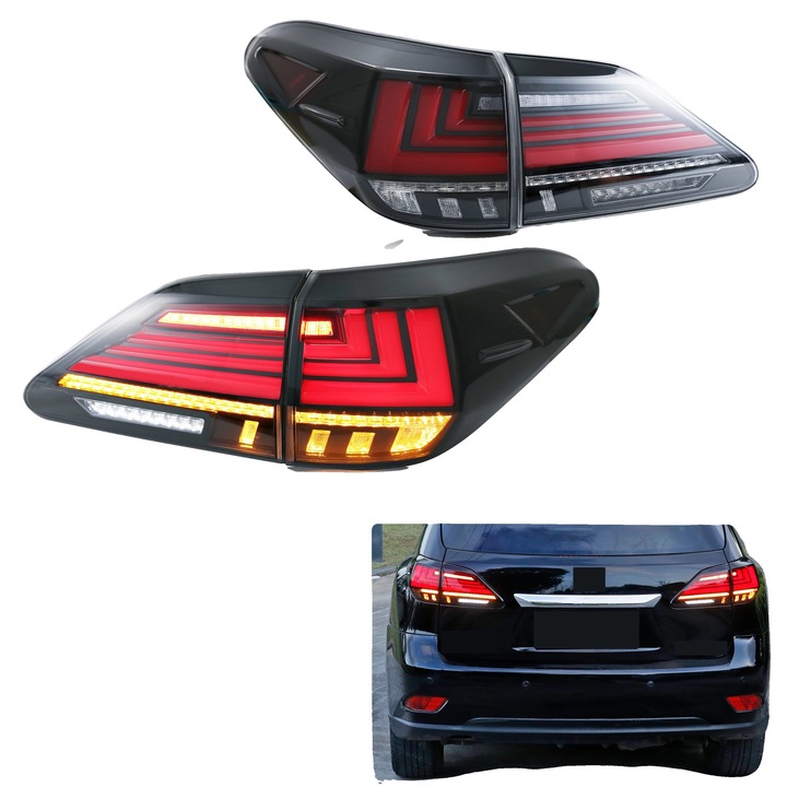 Lampi LED spate, 35W, 12V, 3400LM, semnalizare secventiala, set pentru SUV de dimensiuni medii (2010-2015)