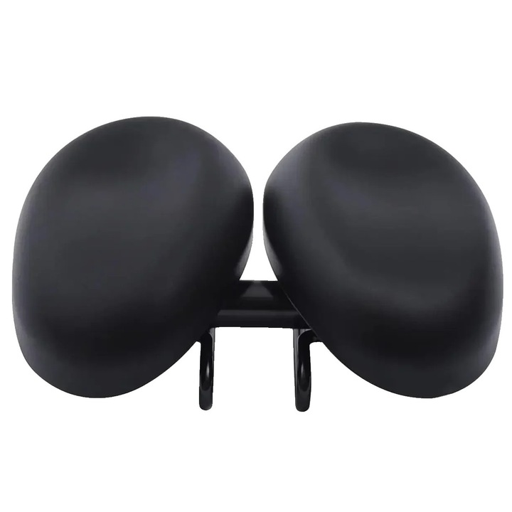 Scaun de bicicleta, latime ajustabila, absorbtie a socurilor, negru