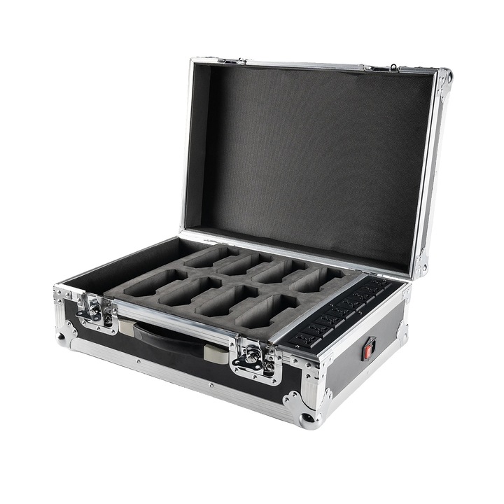 Geanta foto-video, protectie premium, compartiment de accesorii, neagra, 61x44x24.5cm