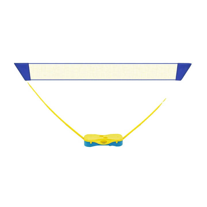 Комплект за бадминтон, преносим дизайн, лесно сглобяване, жълт
