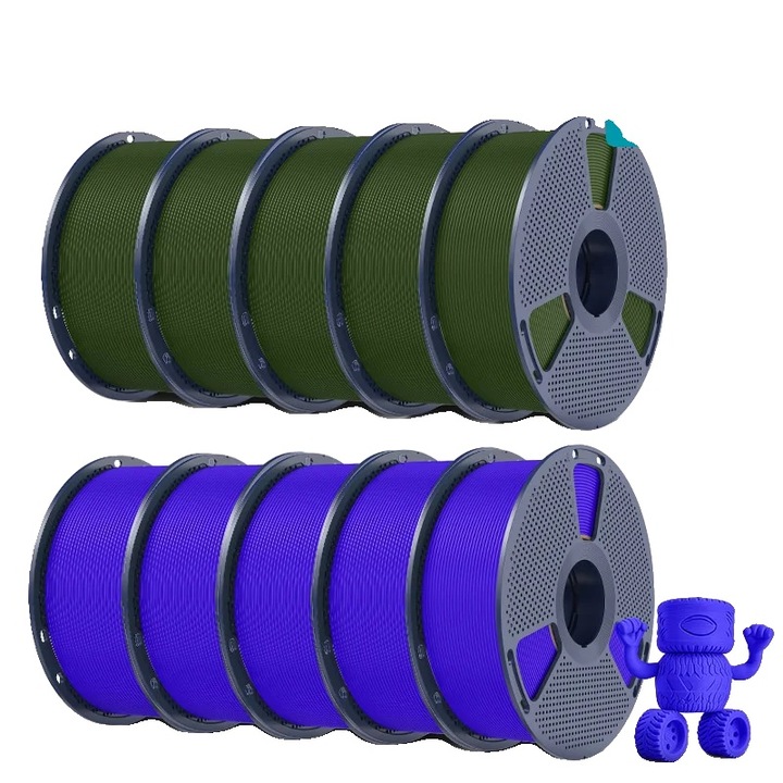 Филамент 3D, 1.75мм, 5OG 5BL, устойчив, висока скорост на печат, 1кг