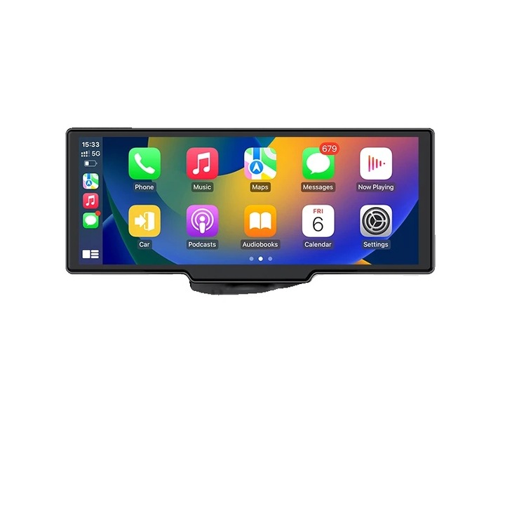 Camera auto DVR, 4K, 10.26" touchscreen, 240x95x65mm, set cu lentile duale