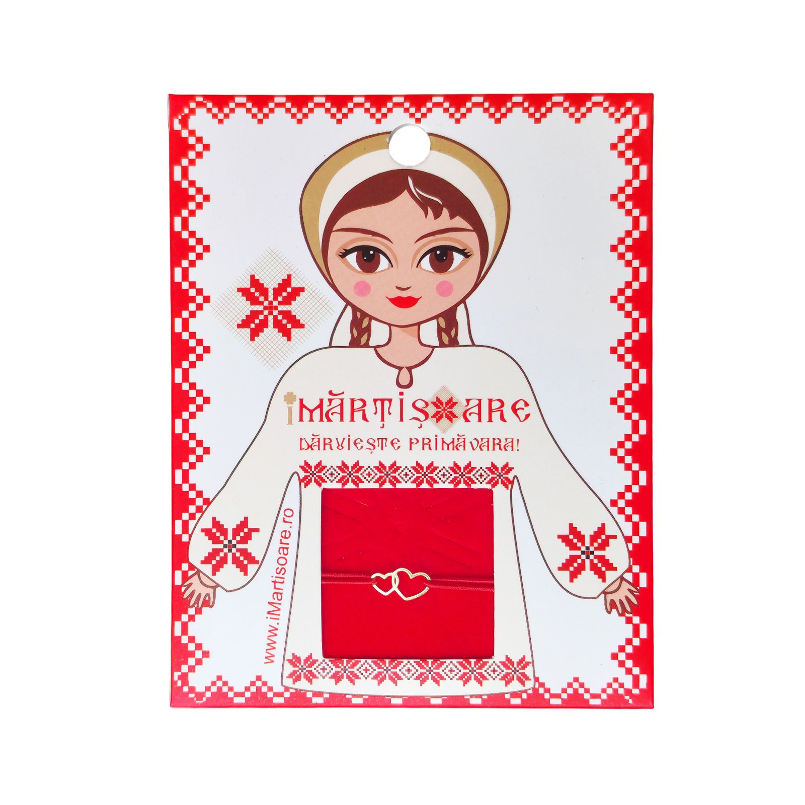 Martisor Bratara Aur 333 8K Contur Inimi - eMAG.ro