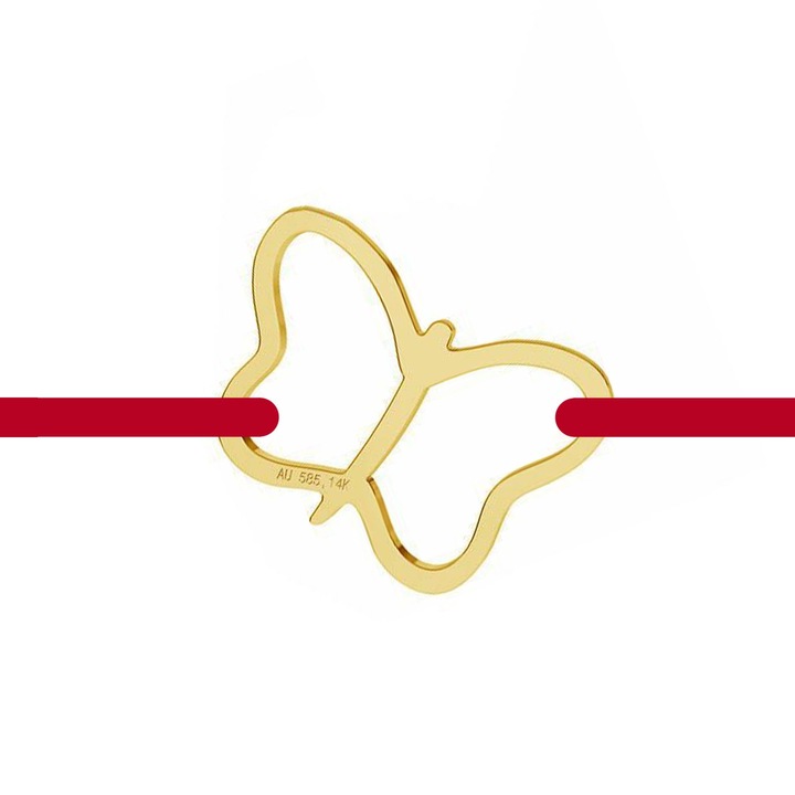 Martisor Bratara Aur 585 14K Contur Fluture