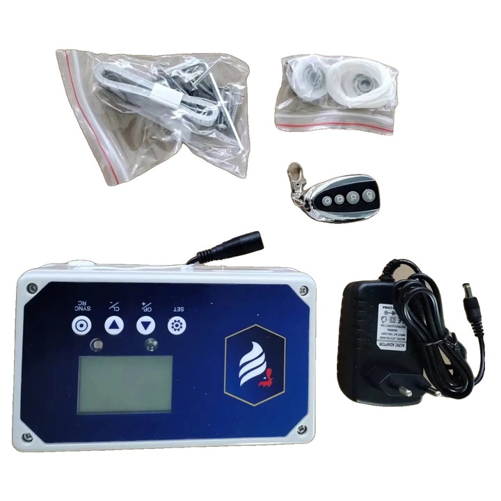 Automata csirkeól nyitó, távirányítós, vízálló, kék