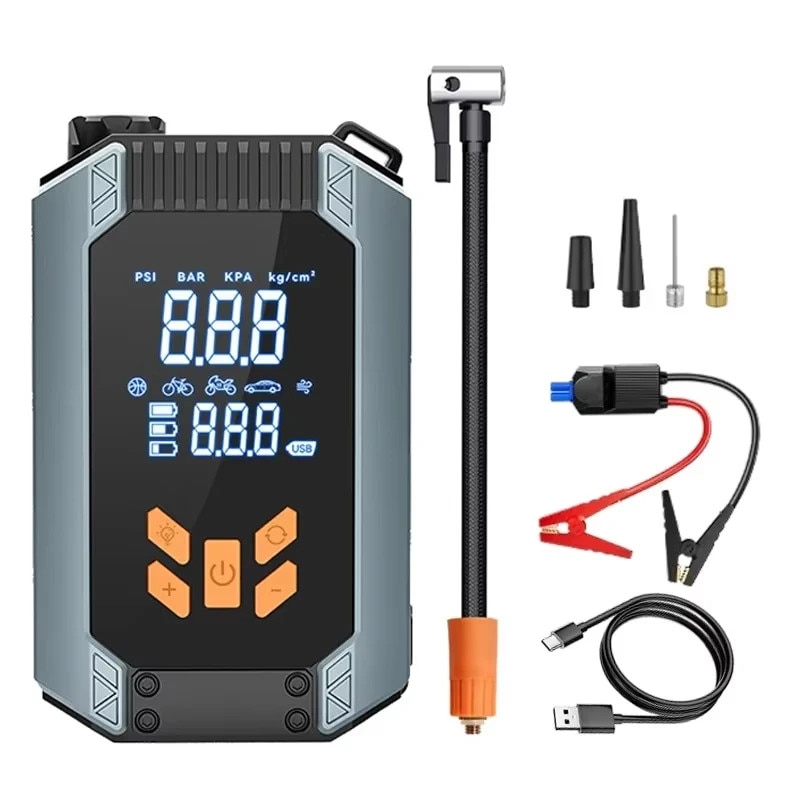 Redresor auto, Jump Starter, Inflator inteligent, 150PSI, compact ...