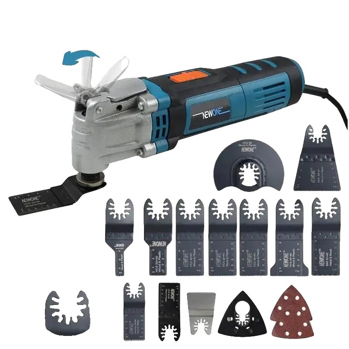 Unealta oscilanta multifunctionala, KIT2 230V EU, design compact, usor de utilizat, 230V