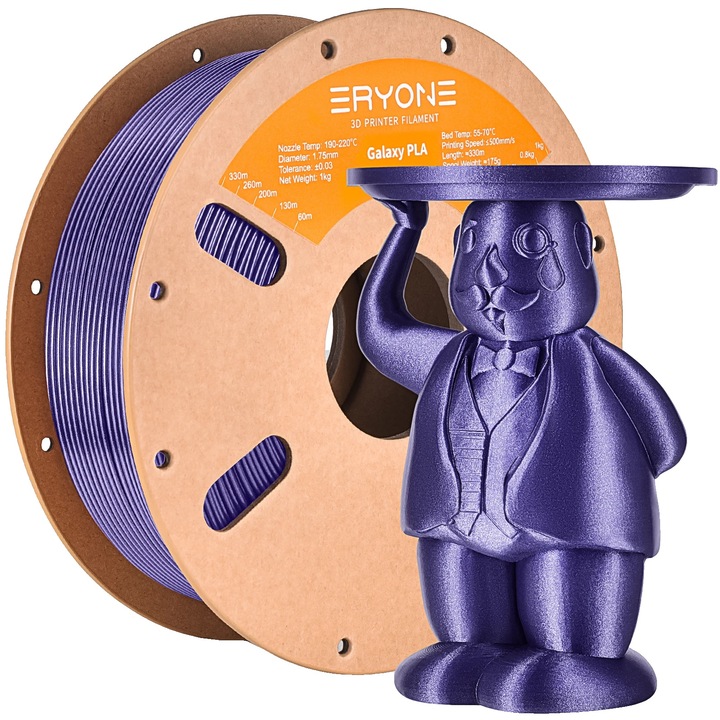 Filament 3D, 1.75mm, 3KG, lila, széles kompatibilitás