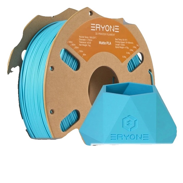 Filament 3D, PLA biodegradabil, 1.75mm, albastru inchis, 5KG