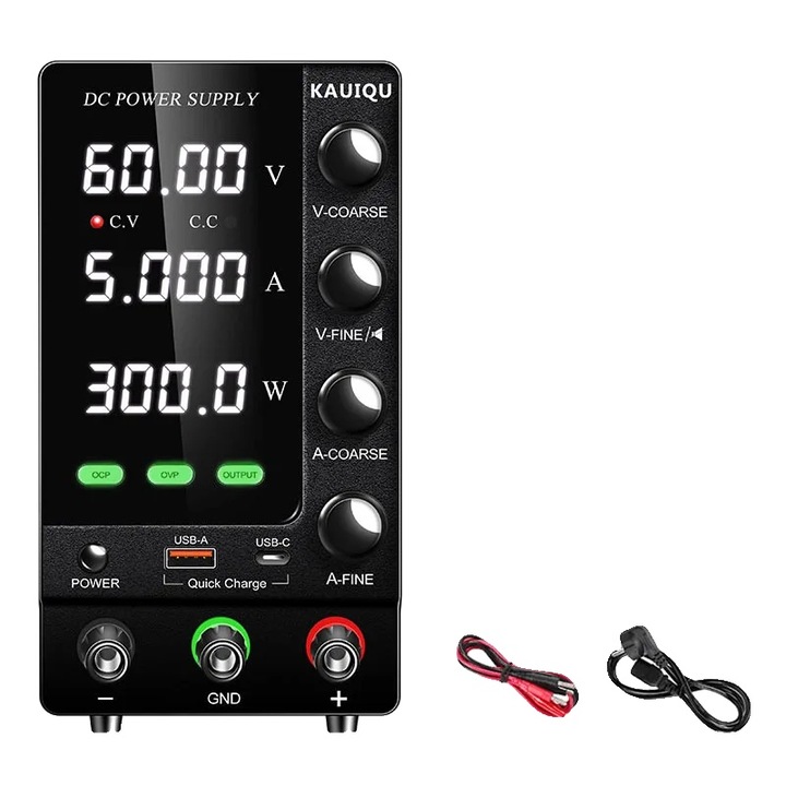 Sursa de alimentare, 60V5A, protectie la supracurent, dimensiuni compacte